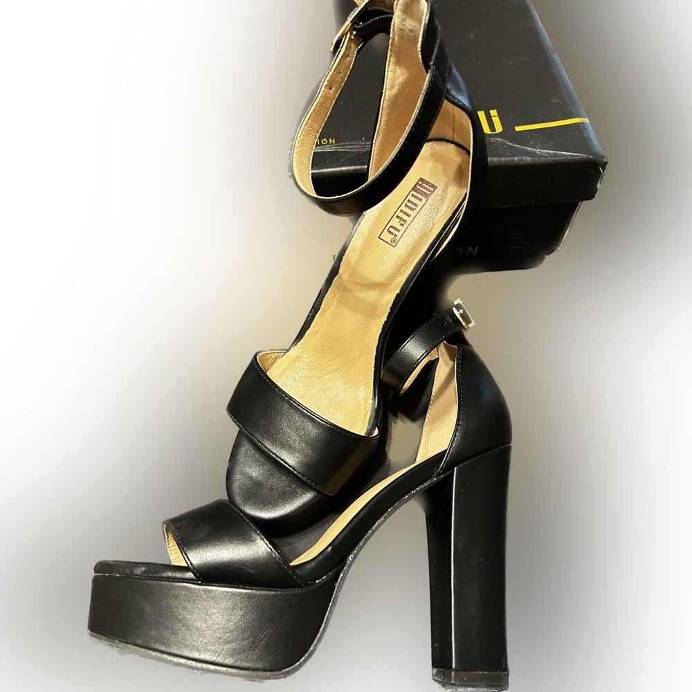 IDIFU Black Platform Sandals - Picture 8 of 8